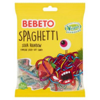 Bebeto Spaghetti skābas želejas konfektes 70g | Multum