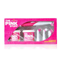 Pink Stuff komplekts - multifunkcionāla tīrīšanas pasta 2x500g + elektriska tīrīšanas birste ar 4 maināmiem uzgaļiem | Multum