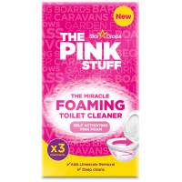 THE PINK STUFF putojošs tualetes poda tīrīšanas līdzeklis - pulveris 3x100g | Multum