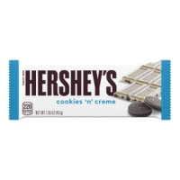 Hershey's Cookies "n" Creme baltā šokolāde ar cepumu gabaliņiem 43g | Multum
