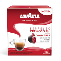 Lavazza Espresso Cremoso Dolce Gusto kafijas kapsulas (16) 128g | Multum