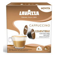 Lavazza Capuccino Dolce Gusto kafijas kapsulas (16) 200g | Multum