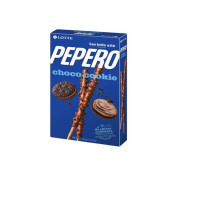 Lotte Pepero cepumu nūjiņas ar šokolādes krēma un cepumu gabaliņu pārklājumu 32g | Multum