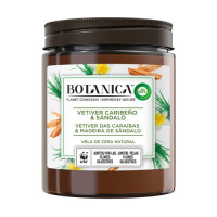 Air Wick Botanica aromatizēta svece ar Karību vetīvera un sandalkoka aromātu 120g | Multum