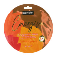 Sence Energise sejas maska ar argana eļļu un svaigu ziedu smaržu 1gab (23ml) | Multum