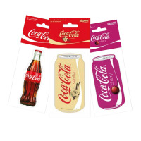 Coca Cola automašīnas gaisa atsvaidzinātāju komplekts, 3 gab. | Multum
