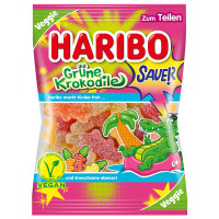 Haribo Grune Krokodile Sauer želejas konfektes 175g | Multum