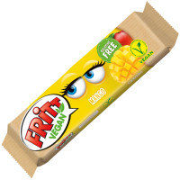 Fritt Vegan košļājamā konfekte ar mango garšu 56g | Multum