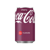 COCA-COLA Cherry gāzēts dzēriens, bundžā 330ml | Multum