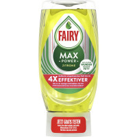 FAIRY Max Power Trauku mazgāšanas līdzeklis ar citronu aromātu 370ml | Multum