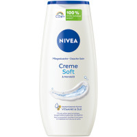 NIVEA Creme Soft dušas želeja ar mandeļu eļļu un vitamīnu C+E 250ml | Multum