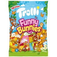 TROLLI Funny Bunnies želejkonfektes  200g | Multum