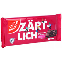 G&G Zartlich rūgtās šokolādes tāfelīte 100g | Multum