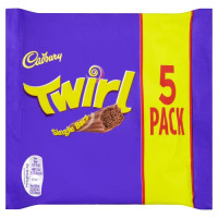 CADBURY Twirl šokolādes batoniņi (5) 107.5g | Multum