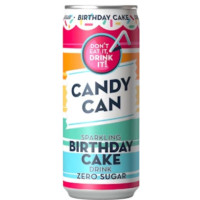 CANDY CAN Birthday Cake limonāde, bundžā 330ml | Multum