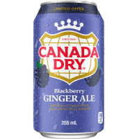 CANADA DRY USA Limonāde Blackberry Ginger Ale 355ml | Multum