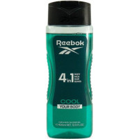 REEBOK Men 4in1 Cool Your Body  šampūns un dušas želeja 400ml | Multum