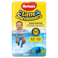 HUGGIES Little Swimmers autiņbiksītes peldēšanai #2-3, 3-8kg, 12gab | Multum
