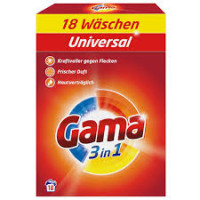 GAMA Universal veļas mazgāšanas pulveris (18x) 1,08kg | Multum