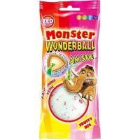 ZED Monster Wunderball Fruity konfekte ar košļājamo gumiju 60g | Multum