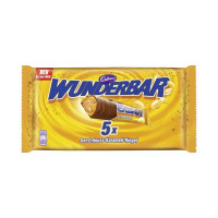 CADBURY Wunderbar zemesriekstu šokolādes batoniņi(5) 185g | Multum