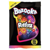 BAZOOKA Rattlerz Fruity košļājamās konfektes 120g | Multum