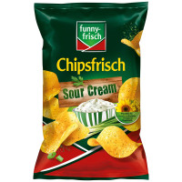 FUNNY-FRISCH Sour Cream kartupeļu čipsi 150g | Multum