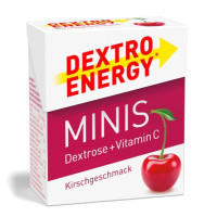 DEXTRO ENERGY Mini glikozes pastilas ar ķiršu garšu un Vitamīnu C 50g | Multum