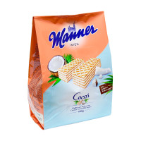 MANNER vafales ar kokosriekstu krēma pildījumu 400g | Multum