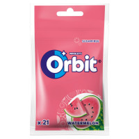 ORBIT Watermelon košļājamā gumija, paciņā 29g | Multum