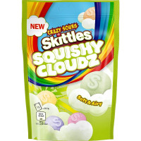 SKITTLES Squishy Cloudz Sours dražejas 94g | Multum