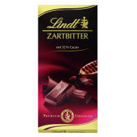 LINDT tumšās šokolādes tāfelīte 52% 100g | Multum