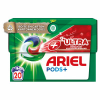 ARIEL All in 1 Ultra Stain Remover veļas mazgāšanas kapsulas 20gab | Multum
