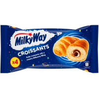 MILKY WAY Kruasāni ar piena un šokolādes krēmu 192g ( 4x48g) | Multum