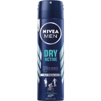 Nivea Men Dry Active dezodorants vīriešiem 150ml | Multum