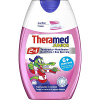 THERAMED 2in1 Junior zobu pasta ar zemeņu garšu (no 6+ gadiem) 75ml | Multum