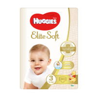 Huggies Elite Soft 3 pamperi (5-9kg) 80gb. | Multum