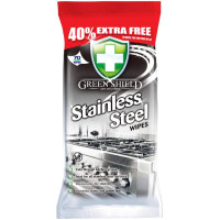 Green Shield Stainless Steel Mitrās salvetes nerūsējošā tērauda virsmām 70 gab | Multum