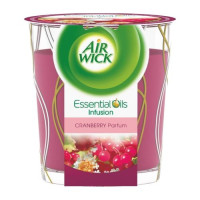 Air Wick Essential Oils svece ar dzērveņu aromātu 105g | Multum