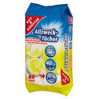 G&G Allzweck Tucher Citron Wipes x80 | Multum