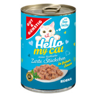 G&G Hello My Cat konservēta barība kaķiem ar mencām 415g | Multum