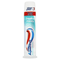 Aquafresh Triple Protection Fresh & Minty zobu pasta ar dozatoru 100ml | Multum
