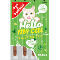 G&G Hello My Cat Gardumi kaķiem - jēra/tītara gaļas rullīši  x10 50g | Multum