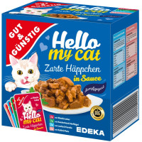 G&G Hello My Cat gaļas gabaliņi mērcē 8 gab. 800g | Multum