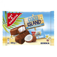 G&G Cocos Island Mini šokolādes- kokosriekstu batoniņi 400g | Multum