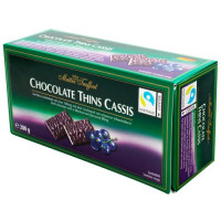 Maitre Chocolate Thins Cassis šokolāde ar upeņu pildījumu 200g | Multum
