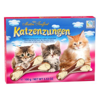 Maitre Katzenzungen Milk& White šokolādes figūras 100g | Multum