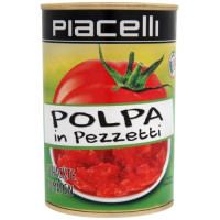 Piacelli Polpa Pezzetti sasmalcināti tomāti 400g | Multum