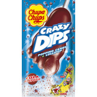 Chupa Chups Crazy Dips ledene uz kociņa ar kolas garšu 14g | Multum