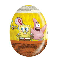 Sponge Bob šokolādes ola ar mantiņu 20g | Multum